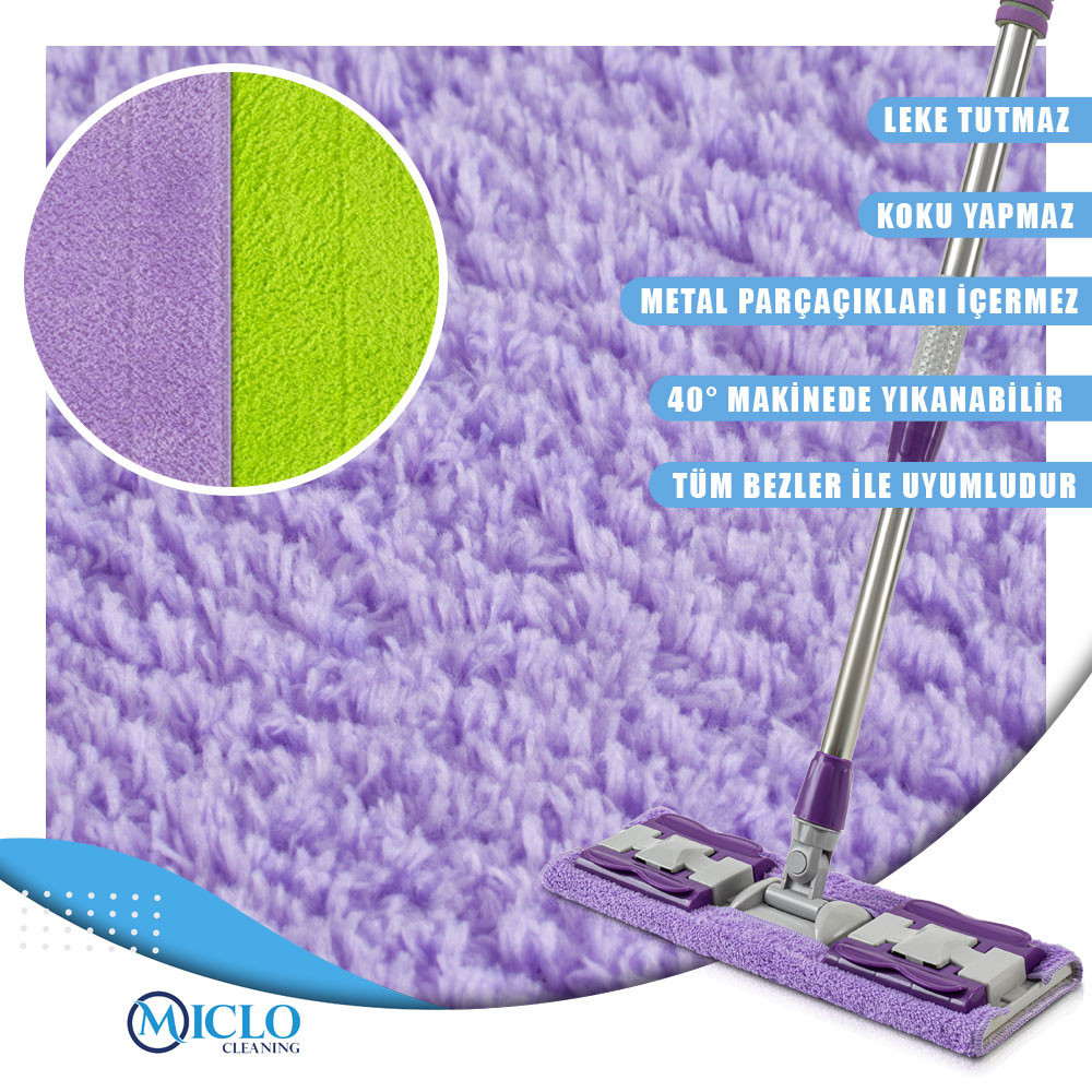 Mandallı Teleskobik Mop +2 Bez