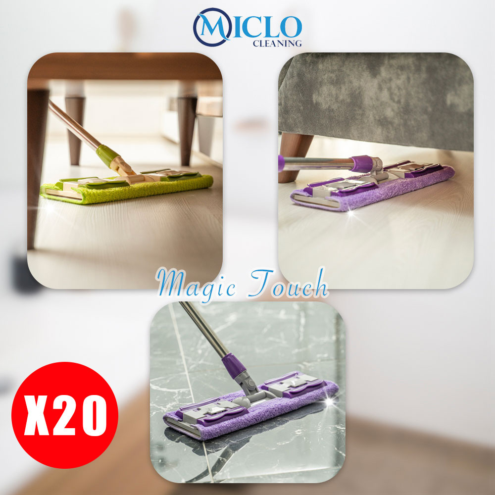 20 Adet - Mandallı Teleskobik Mop - TOPTAN FİYAT