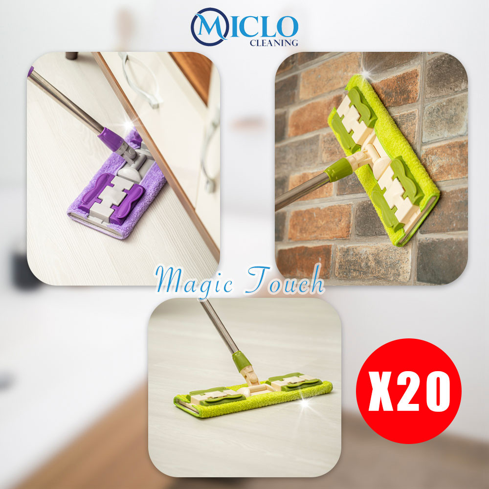 20 Adet - Mandallı Teleskobik Mop - TOPTAN FİYAT